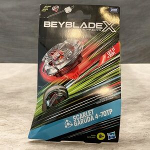 NWT Beyblade X Scarlet Garuda 4-70TP Balance Type Right Spin Hasbro